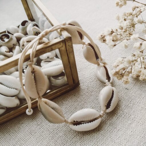 Muschelarmband Details