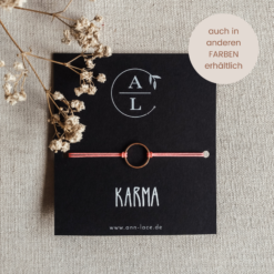 Karma Armband roségold